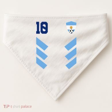 Que Mira´Bobo Argentina 10 USA-Made Doggie Bandana