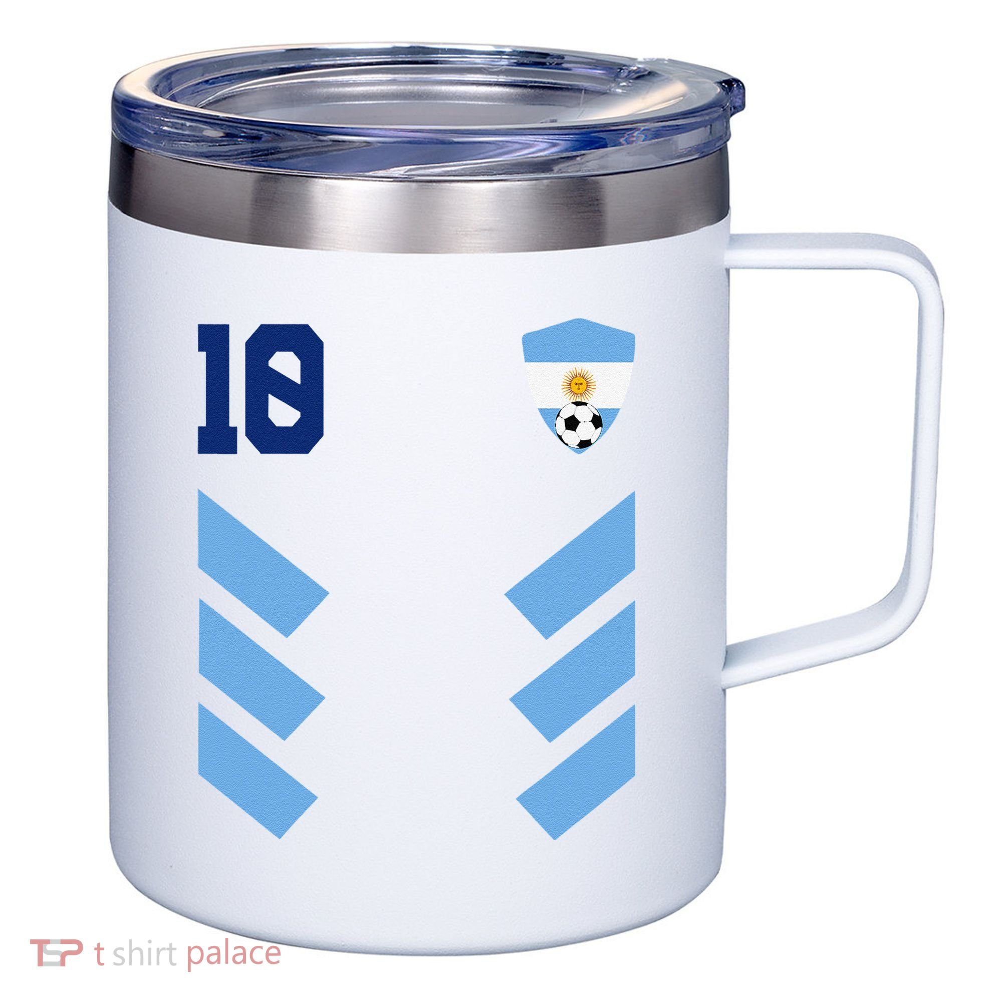 Que Mira´Bobo Argentina 10 12oz Stainless Steel Coffee Mug