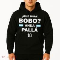 Que Mira´Bobo Argentina 10 Hoodie thumb 2