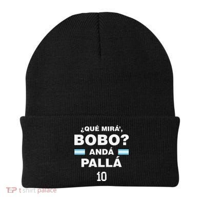Que Mira´Bobo Argentina 10 Beanie