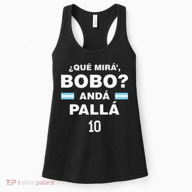 Que Mira´Bobo Argentina 10 Women's Tank Top