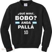 Que Mira´Bobo Argentina 10 Kids Sweatshirt thumb 0