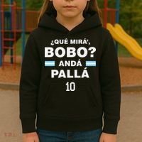 Que Mira´Bobo Argentina 10 Kids Hoodie thumb 3