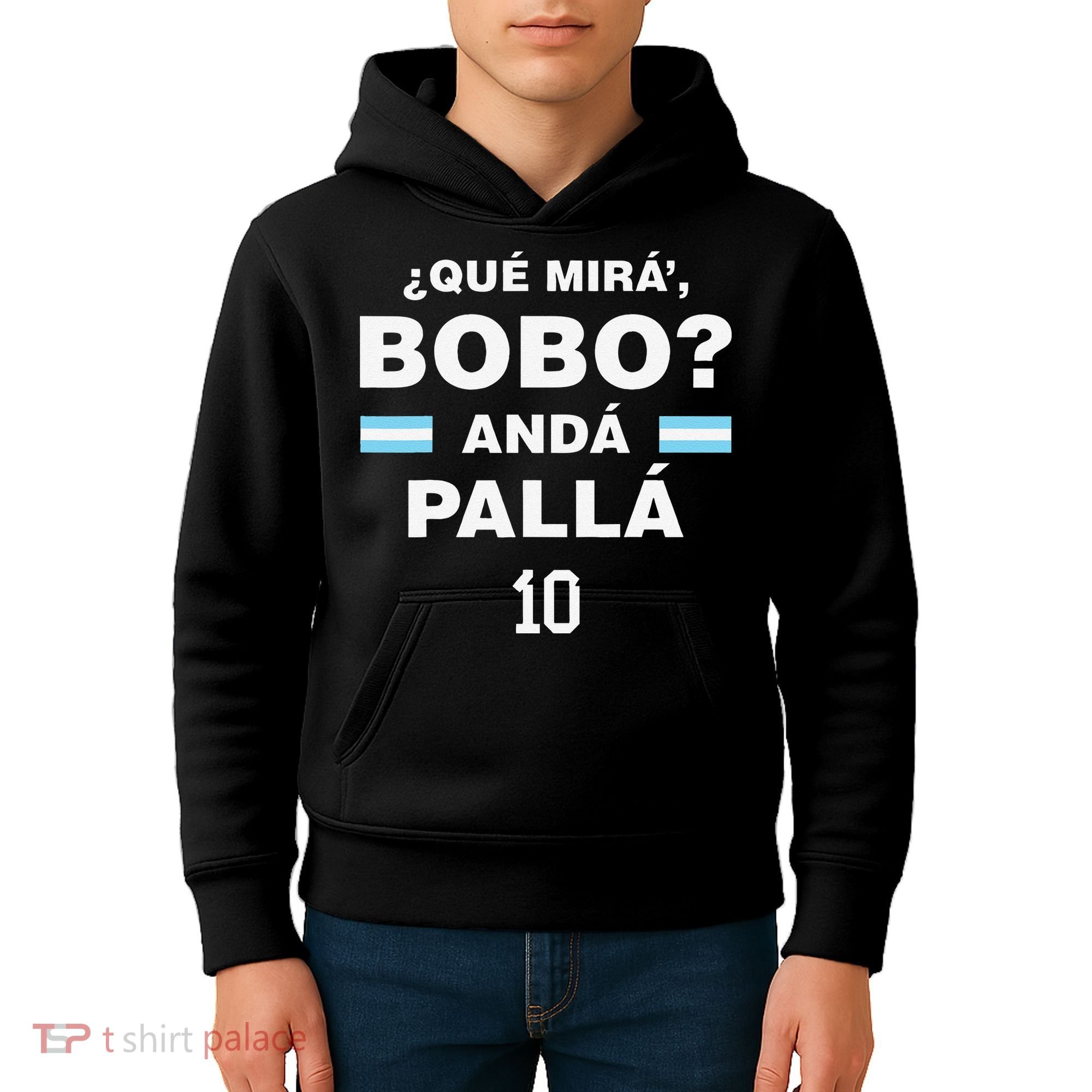 Que Mira´Bobo Argentina 10 Kids Hoodie