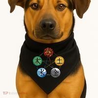 Qigong Martial Arts Elements USA-Made Doggie Bandana thumb 1