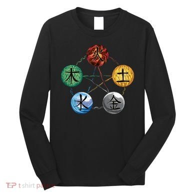 Qigong Martial Arts Elements Long Sleeve Shirt