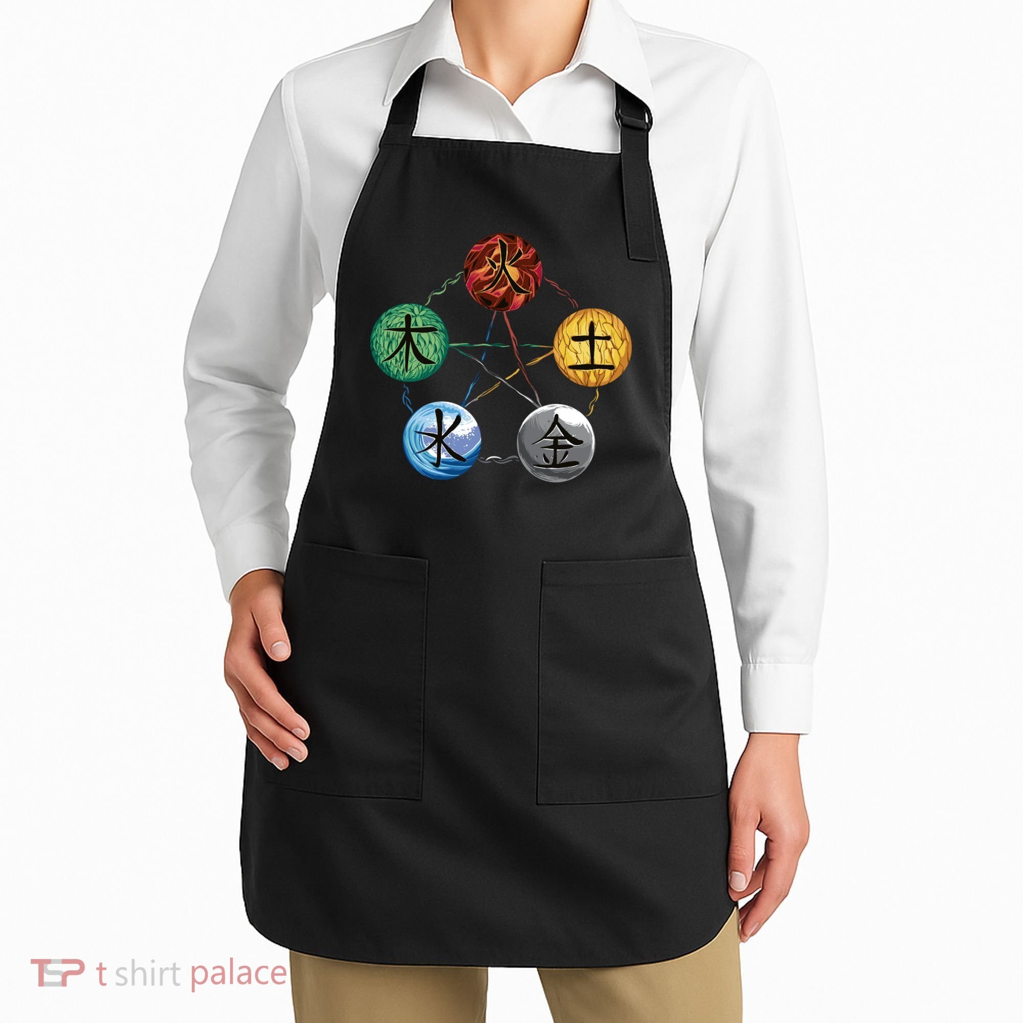 Qigong Martial Arts Elements Apron
