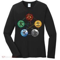 Qigong Martial Arts Elements Women's Long Sleeve Shirt thumb 0