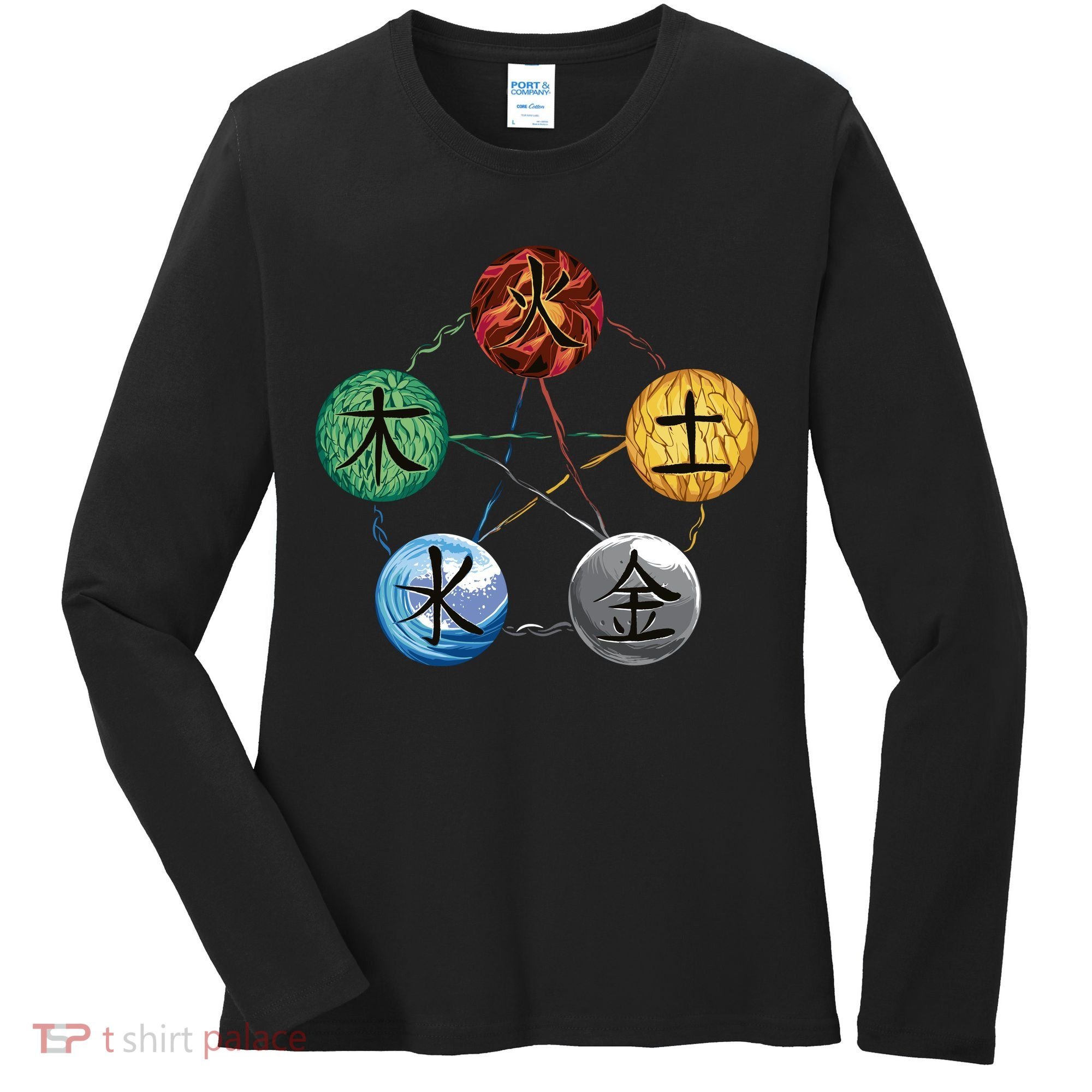 Qigong Martial Arts Elements Women's Long Sleeve Shirt