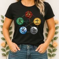 Qigong Martial Arts Elements Women's T-Shirt thumb 2