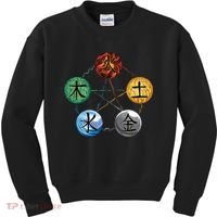 Qigong Martial Arts Elements Kids Sweatshirt thumb 0