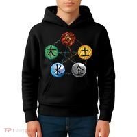 Qigong Martial Arts Elements Kids Hoodie thumb 4