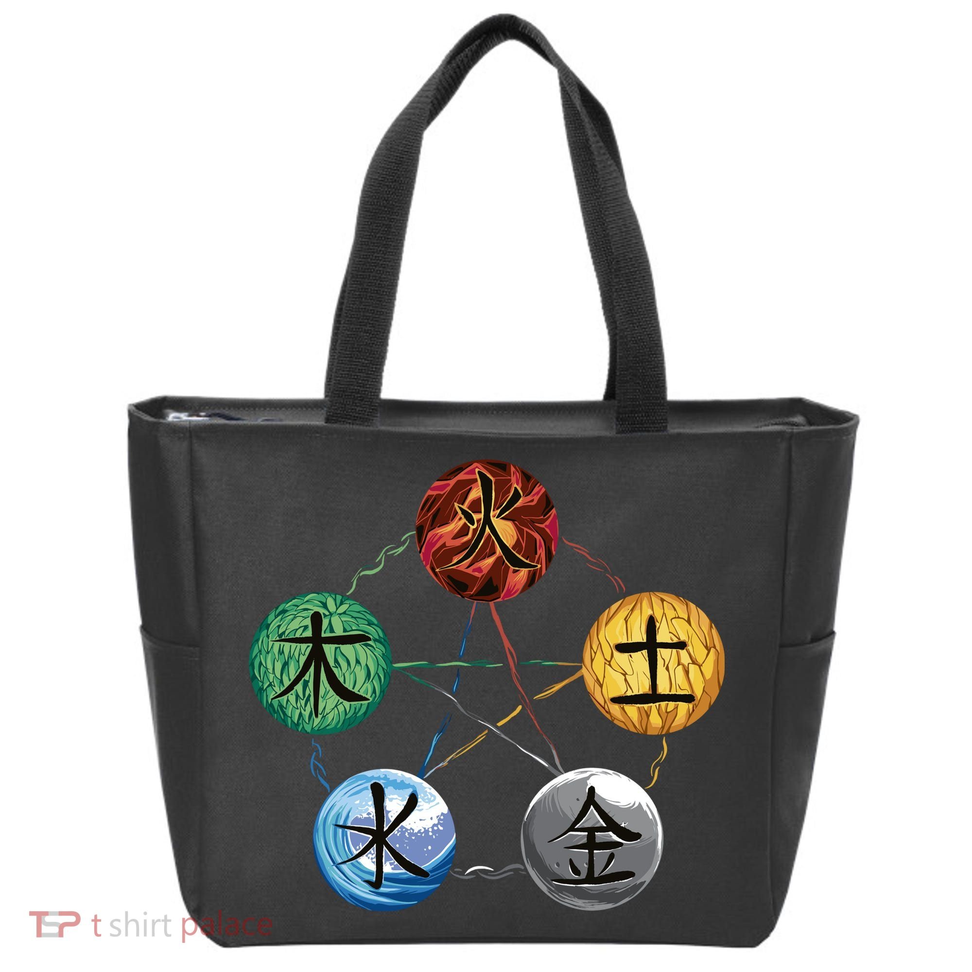 Qigong Martial Arts Elements Tote Bag