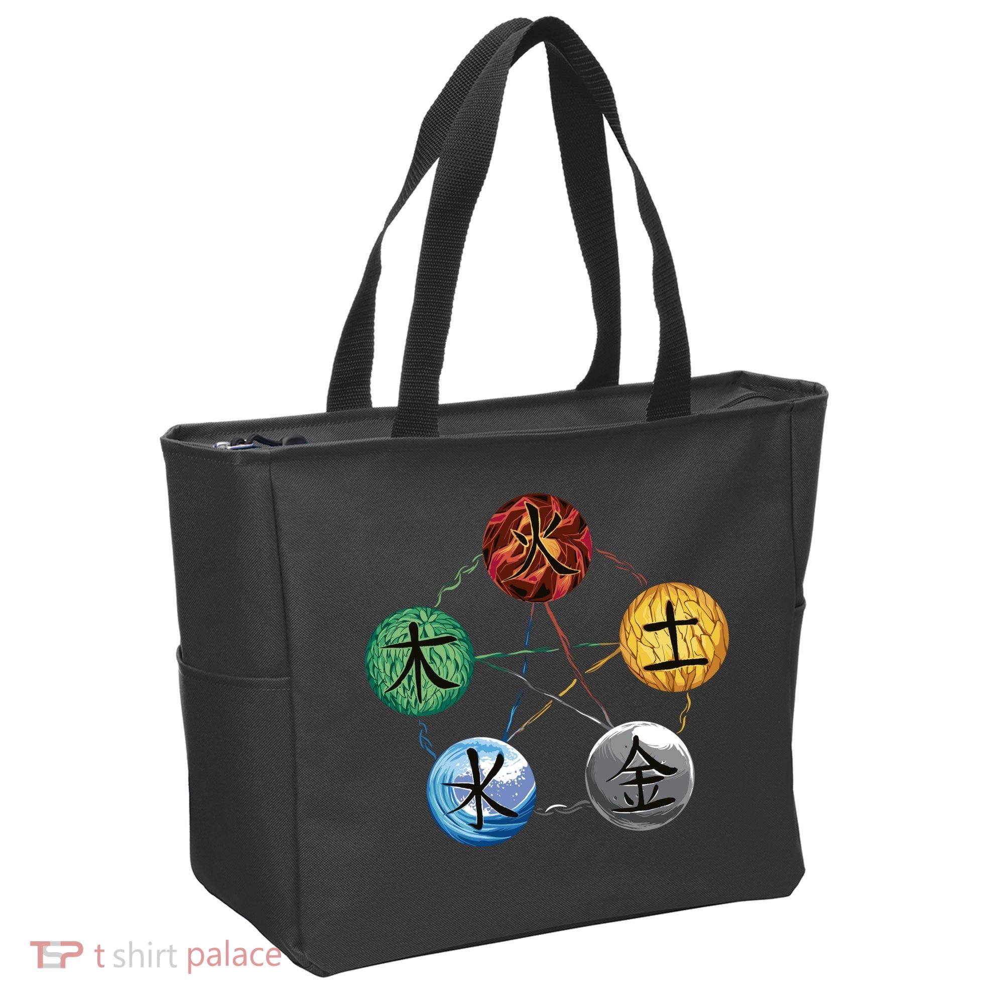 Qigong Martial Arts Elements Tote Bag