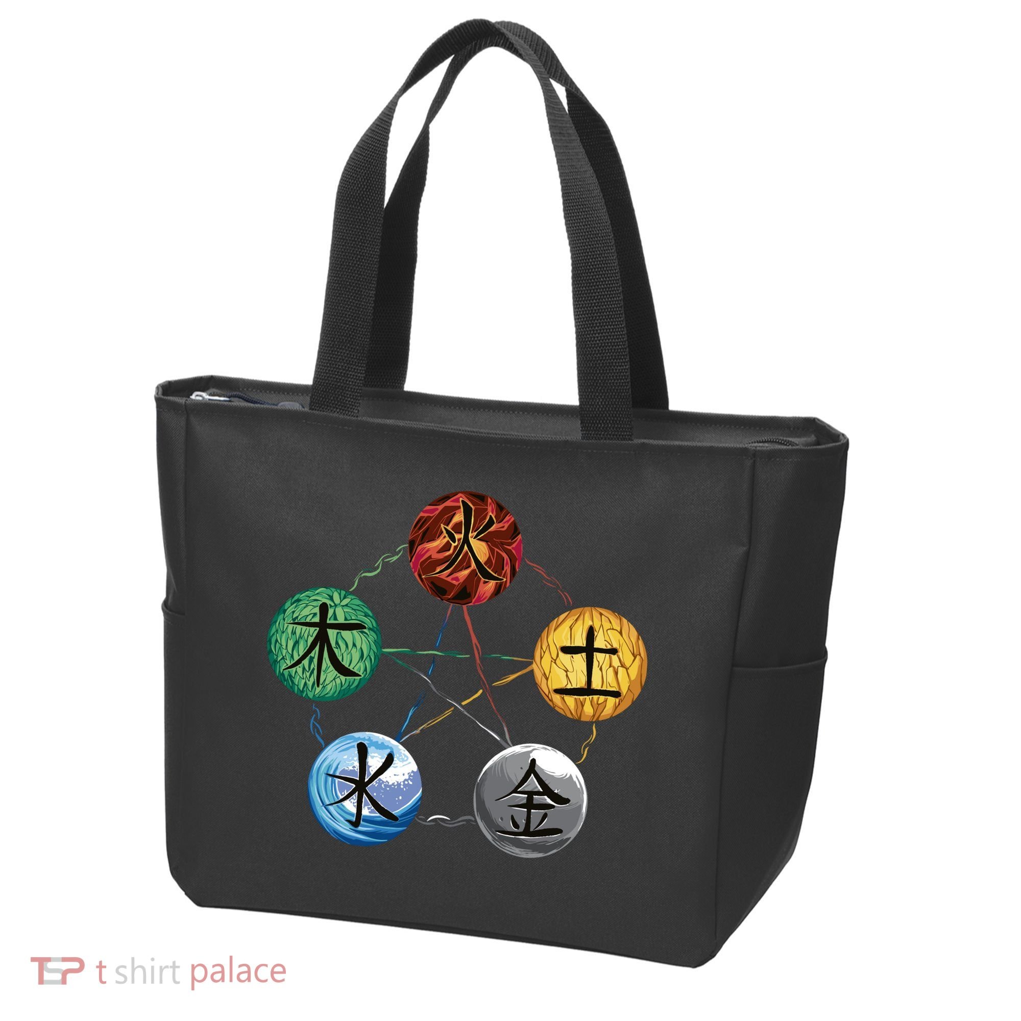 Qigong Martial Arts Elements Tote Bag
