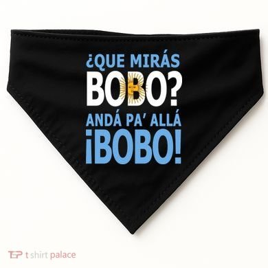 Que Mira´Bobo Argentina 10 USA-Made Doggie Bandana
