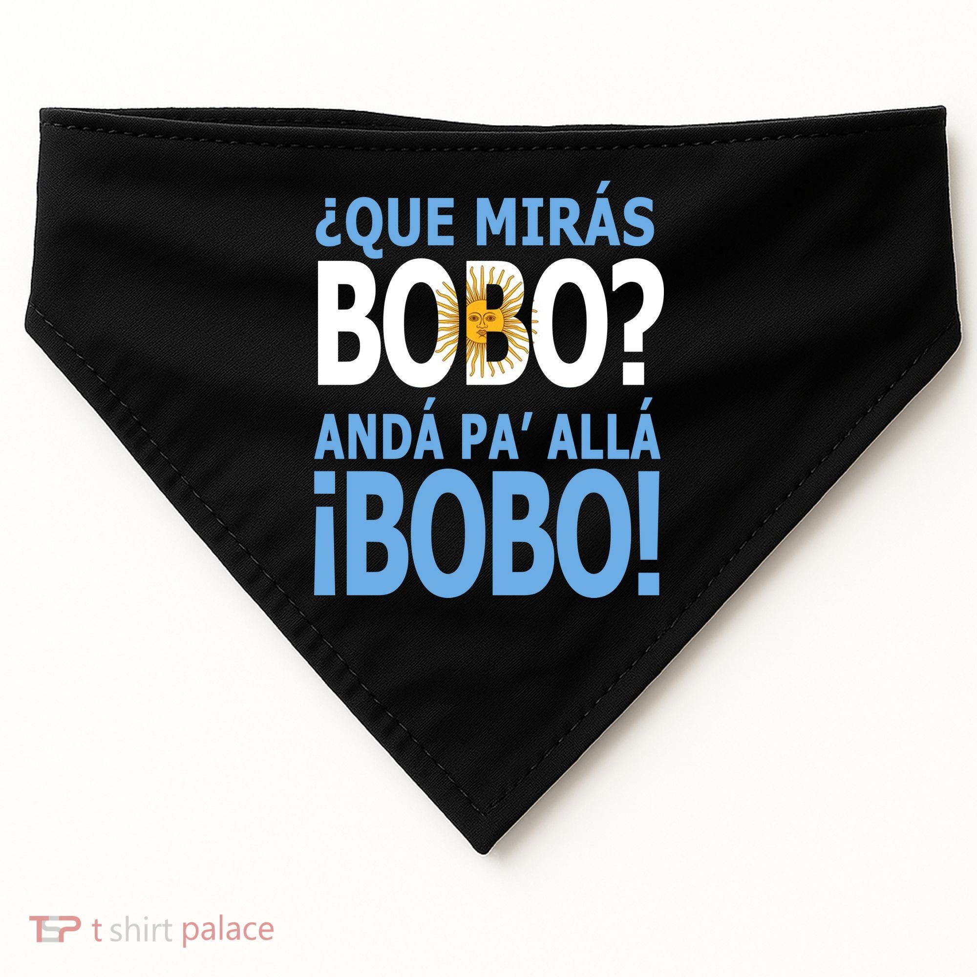Que Mira´Bobo Argentina 10 USA-Made Doggie Bandana