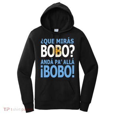 Que Mira´Bobo Argentina 10 Women's Hoodie