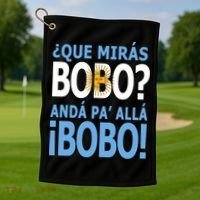 Que Mira´Bobo Argentina 10 Golf Towel thumb 1