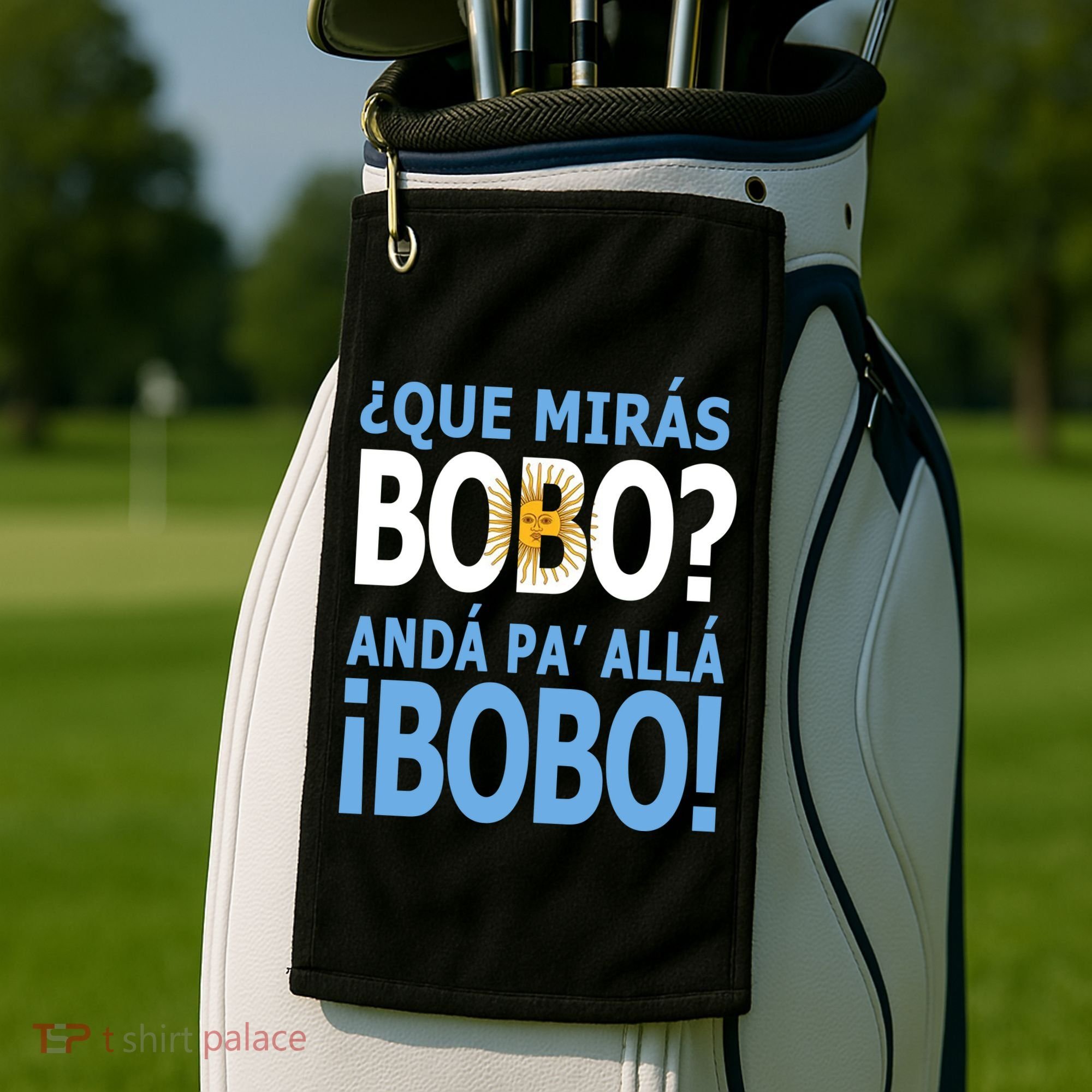 Que Mira´Bobo Argentina 10 Golf Towel