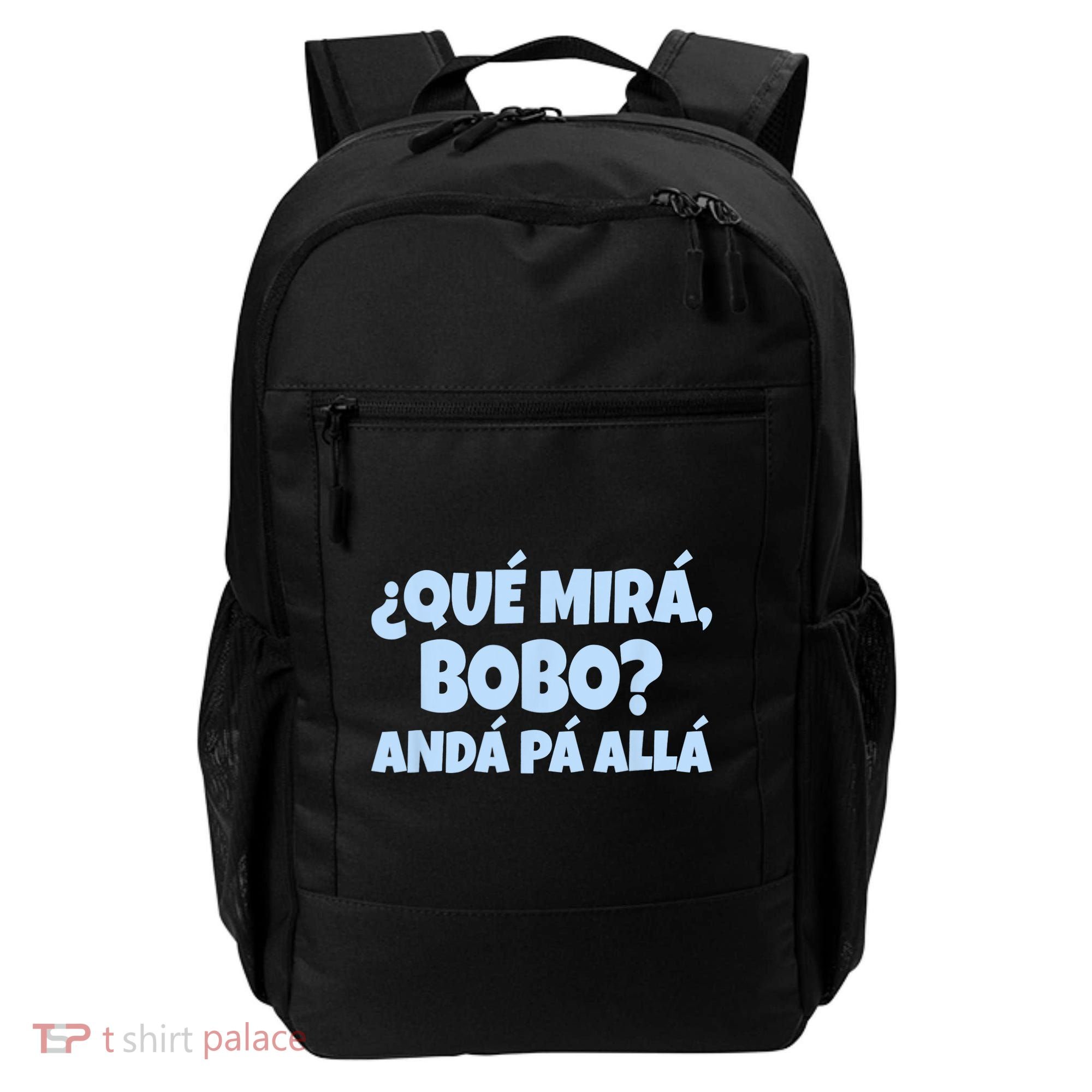 Qué Miras Bobo Qué Mira Bobo Funny Meme Backpack