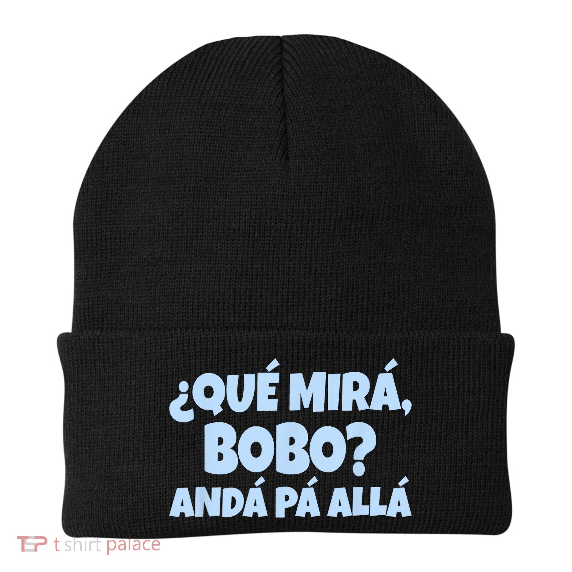 Qué Miras Bobo Qué Mira Bobo Funny Meme Beanie