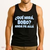 Qué Miras Bobo Qué Mira Bobo Funny Meme Tank Top thumb 3