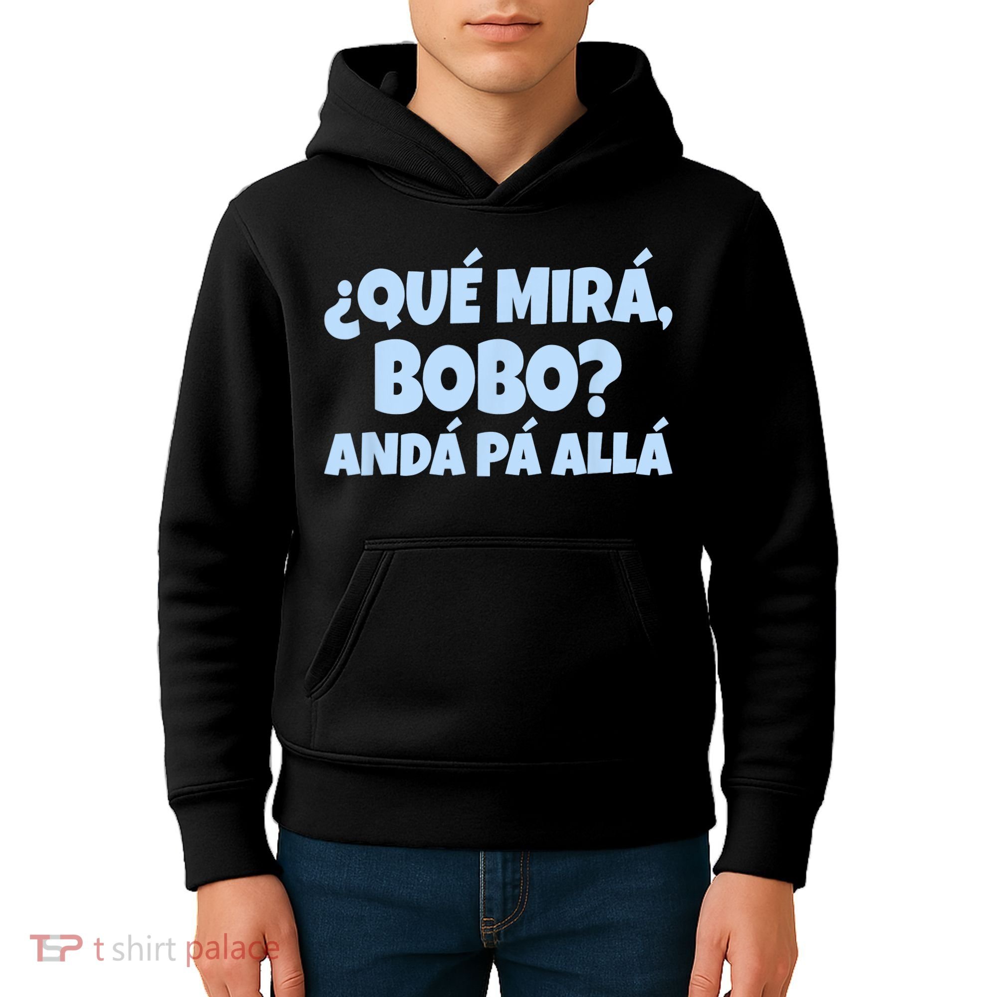 Qué Miras Bobo Qué Mira Bobo Funny Meme Kids Hoodie