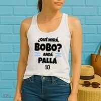 Qué Miras Bobo Qué Mira Bobo, Andá Pa' Allá Women's Tank Top thumb 2