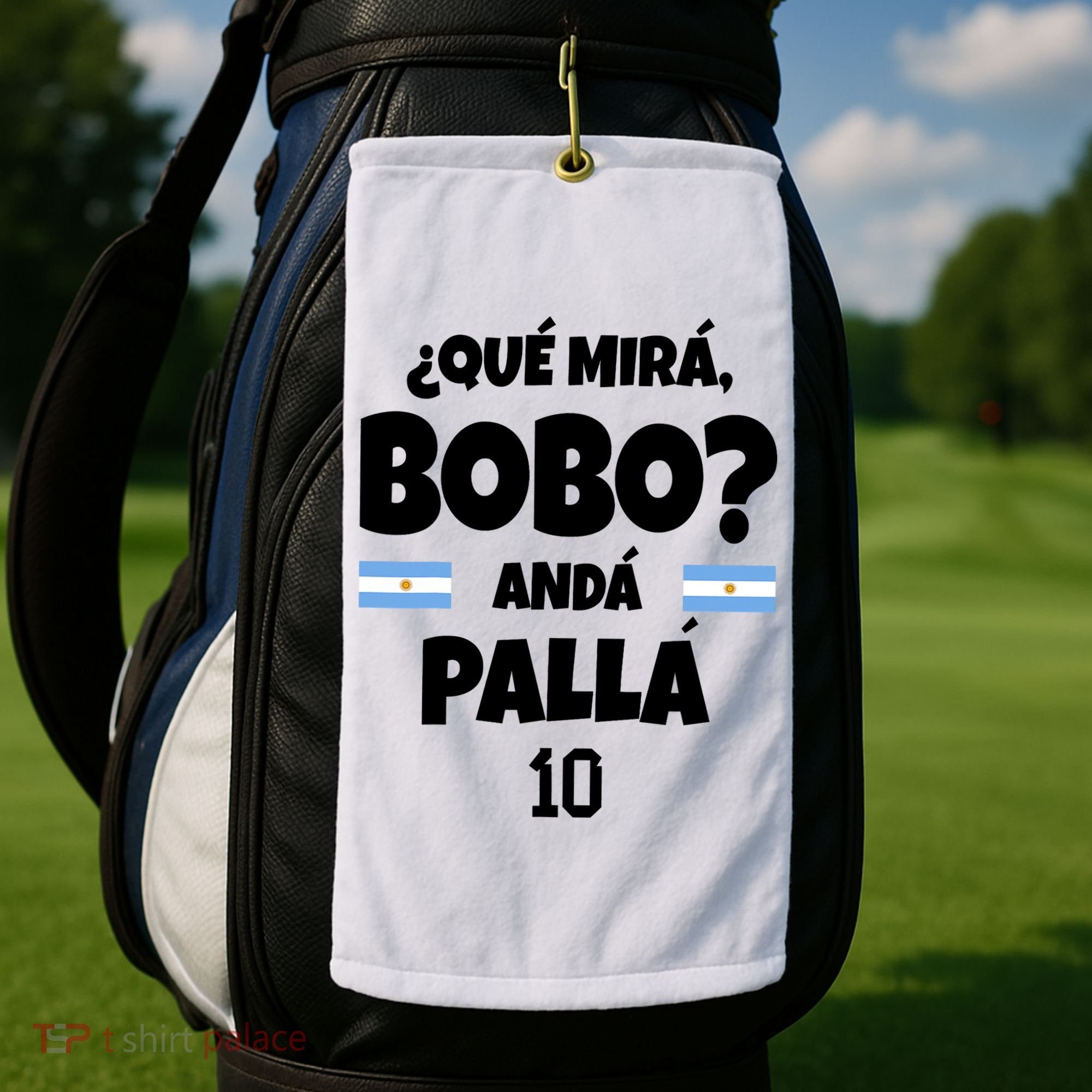 Qué Miras Bobo Qué Mira Bobo, Andá Pa' Allá Golf Towel