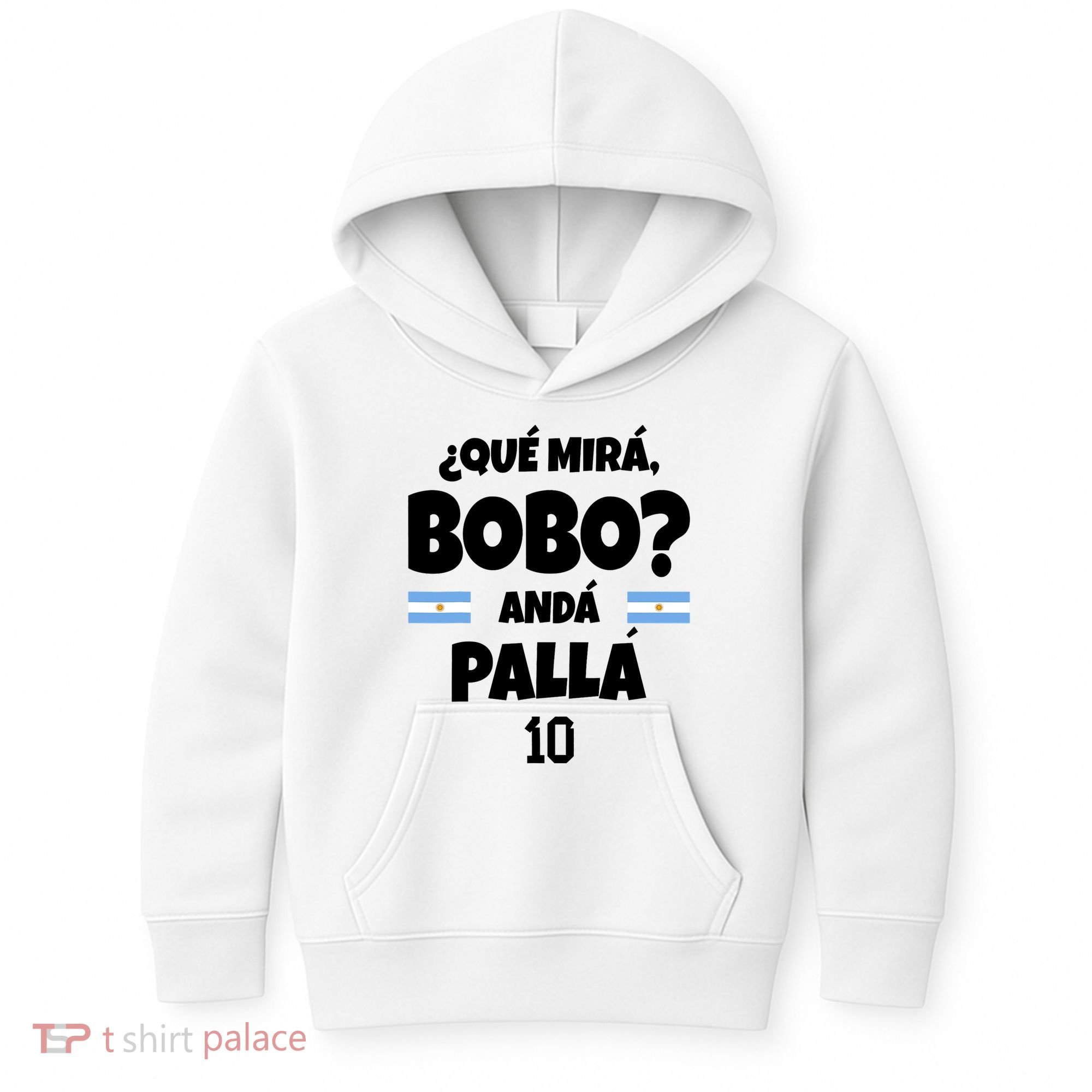 Qué Miras Bobo Qué Mira Bobo, Andá Pa' Allá Kids Hoodie