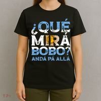 Qué Mirás Bobo, Andá Pa' Allá Funny Speech Argentina Flag Vintage T-Shirt thumb 4
