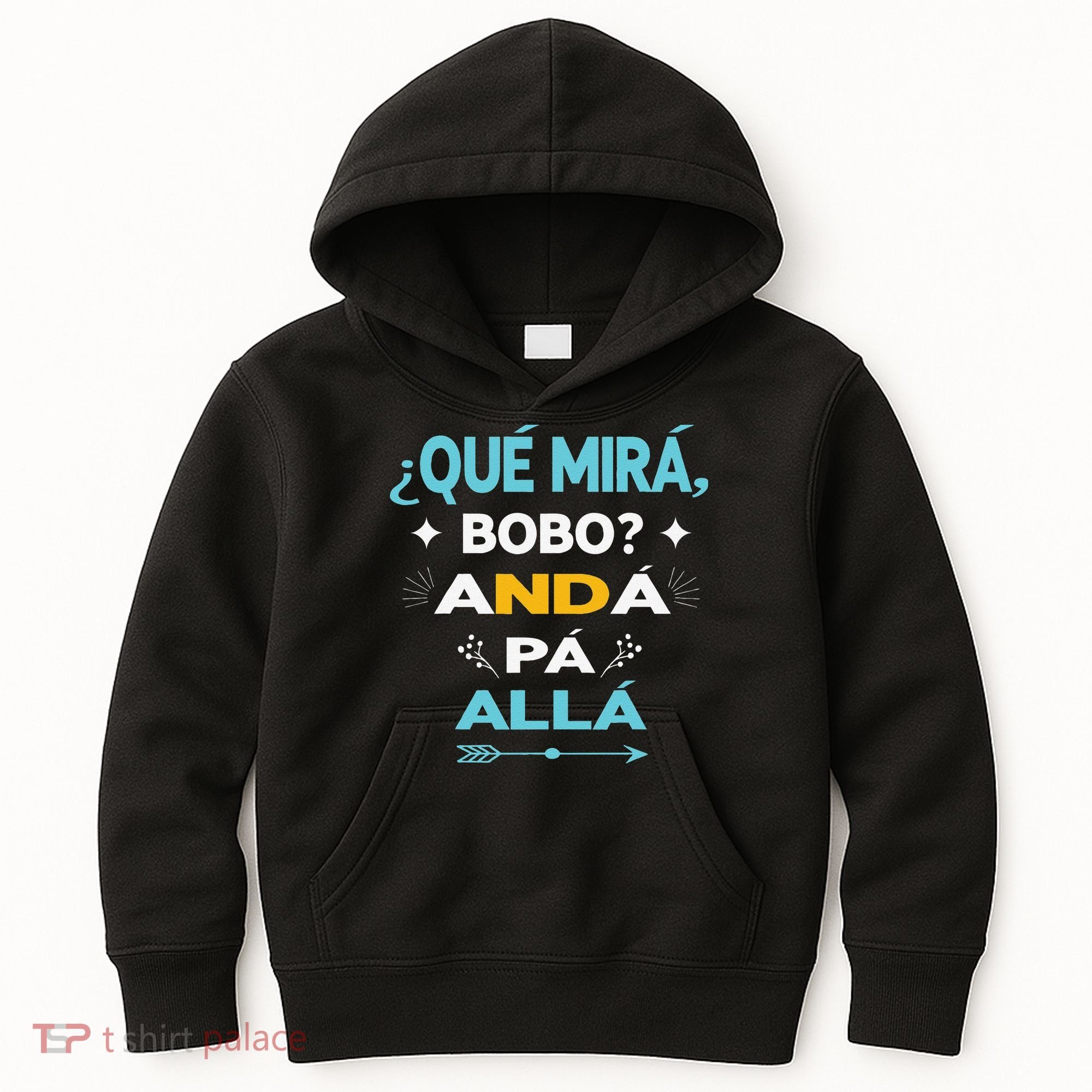 Qué Miras Bobo anda pa alla Qué Mira Bobo Kids Hoodie