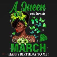 Queen March Birthday Black African American St Patricks day Women's Hoodie thumb 2