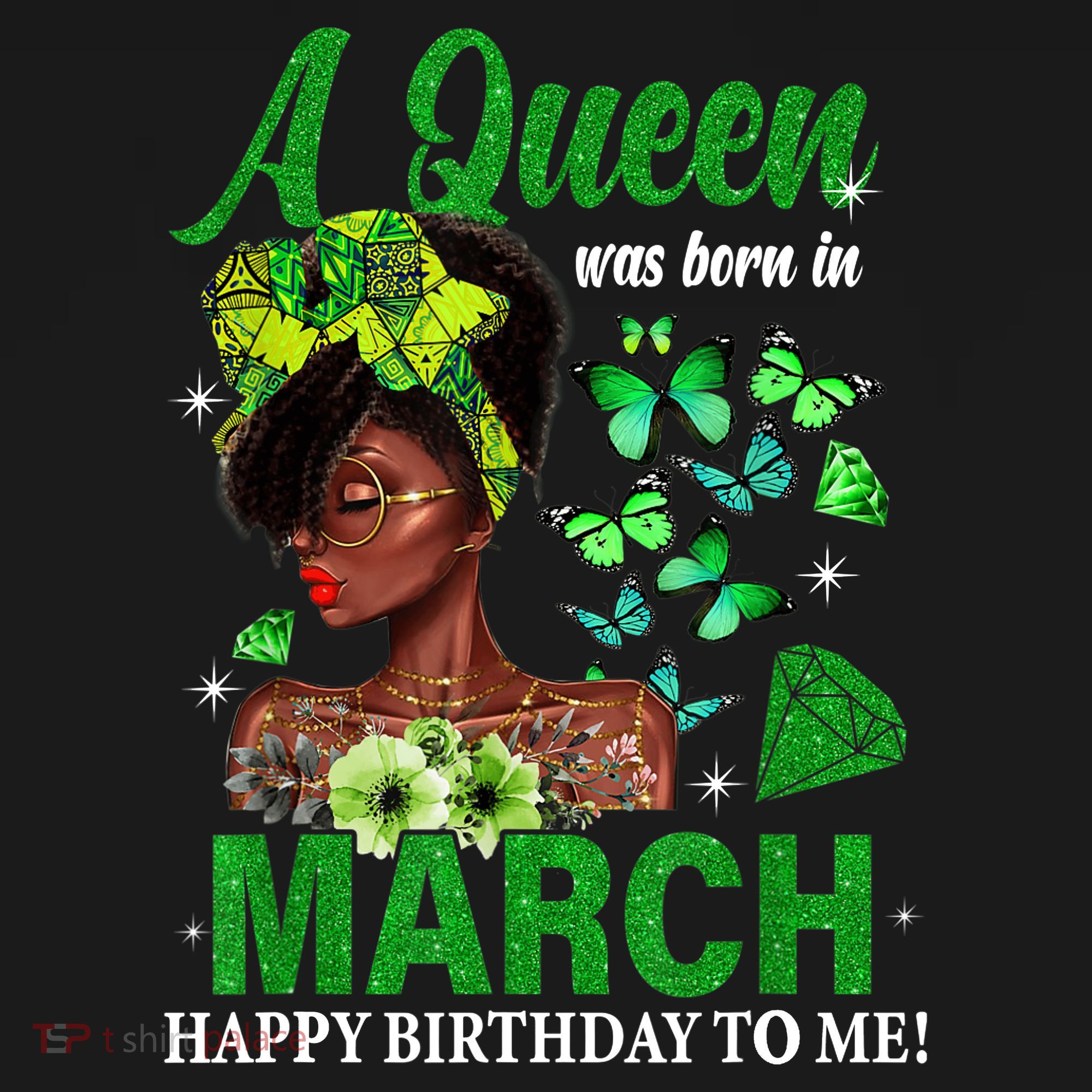 Queen March Birthday Black African American St Patricks day Women's Hoodie
