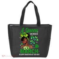 Queen March Birthday Black African American St Patricks day Tote Bag thumb 0