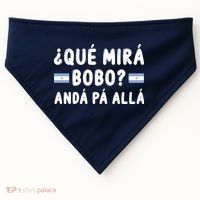 Qué Mira Bobo Qué Miras Bobo Argentina Soccer USA-Made Doggie Bandana thumb 0