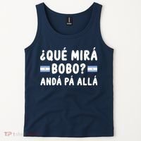Qué Mira Bobo Qué Miras Bobo Argentina Soccer Tank Top thumb 2