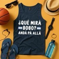Qué Mira Bobo Qué Miras Bobo Argentina Soccer Tank Top thumb 4