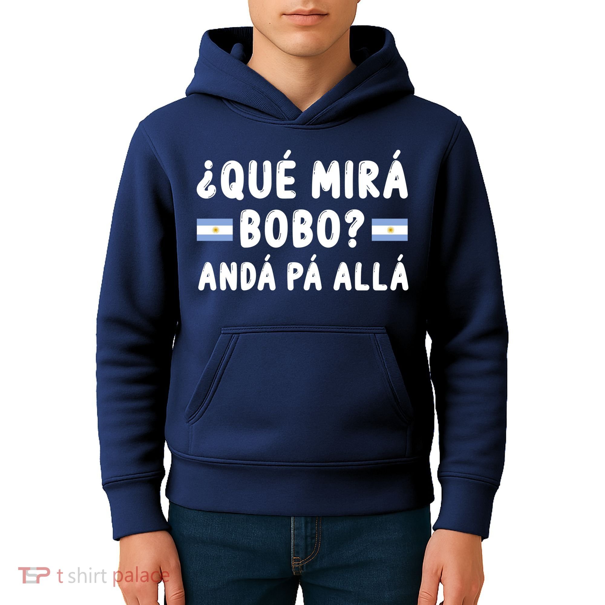 Qué Mira Bobo Qué Miras Bobo Argentina Soccer Kids Hoodie