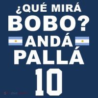 Qué Mira Bobo Anda Palla 10 Argentina Soccer Tote Bag thumb 4