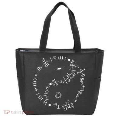 Quantum Mechanics Formula String Theory Maths Universe Tote Bag