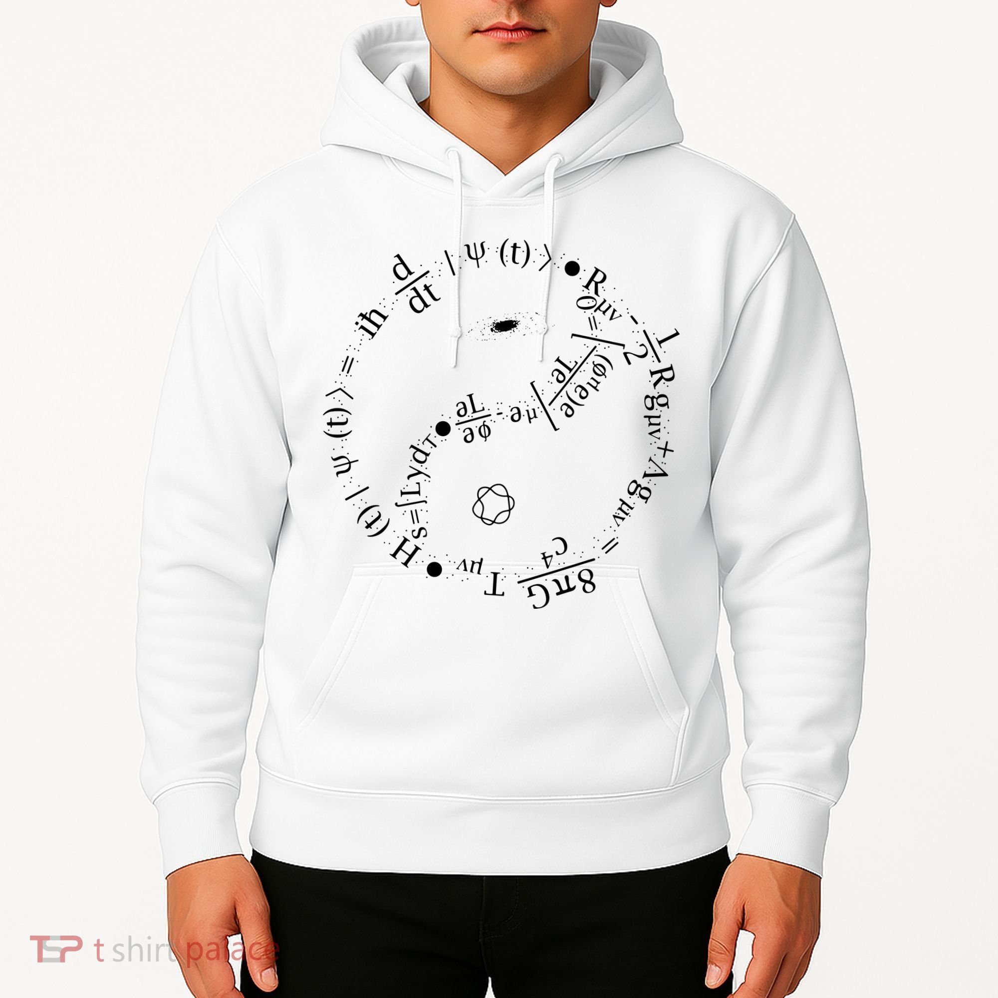 Quantum Mechanics Formula String Theory Maths Universe Hoodie