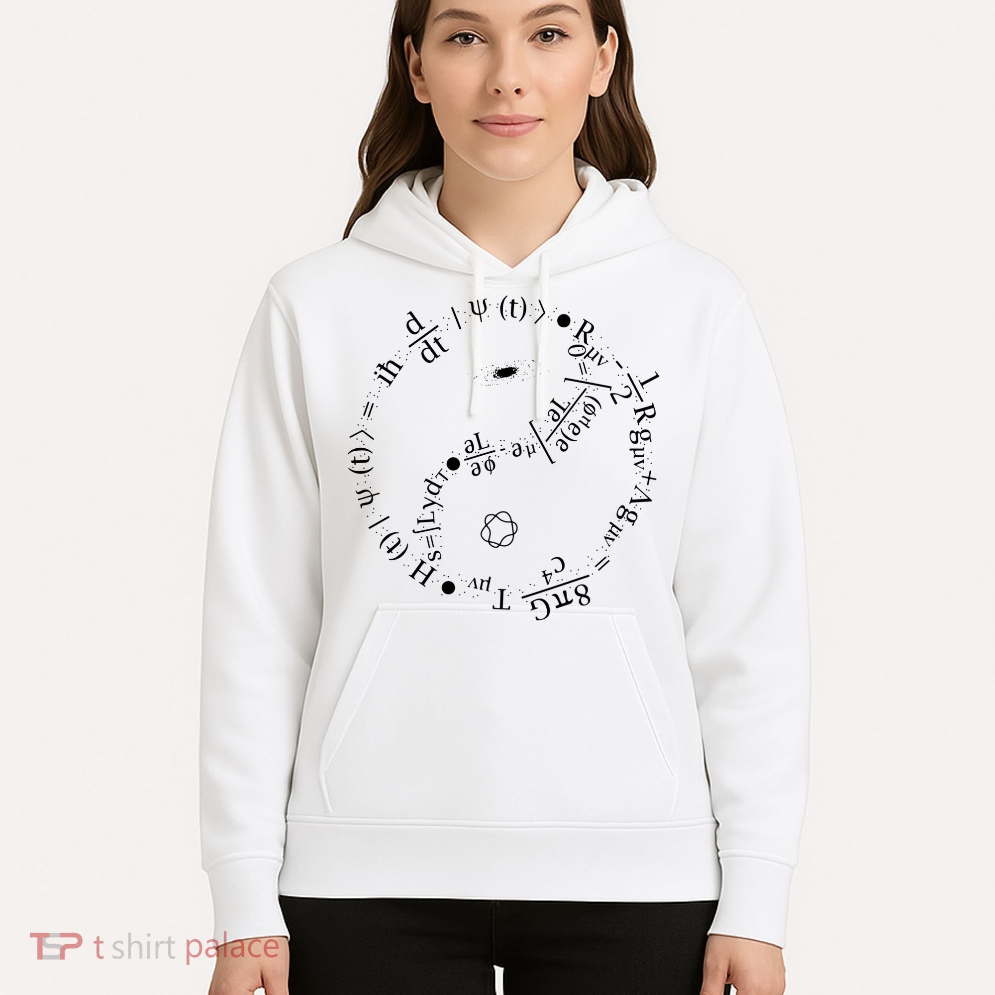 Quantum Mechanics Formula String Theory Maths Universe Hoodie
