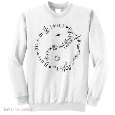 Quantum Mechanics Formula String Theory Maths Universe Sweatshirt