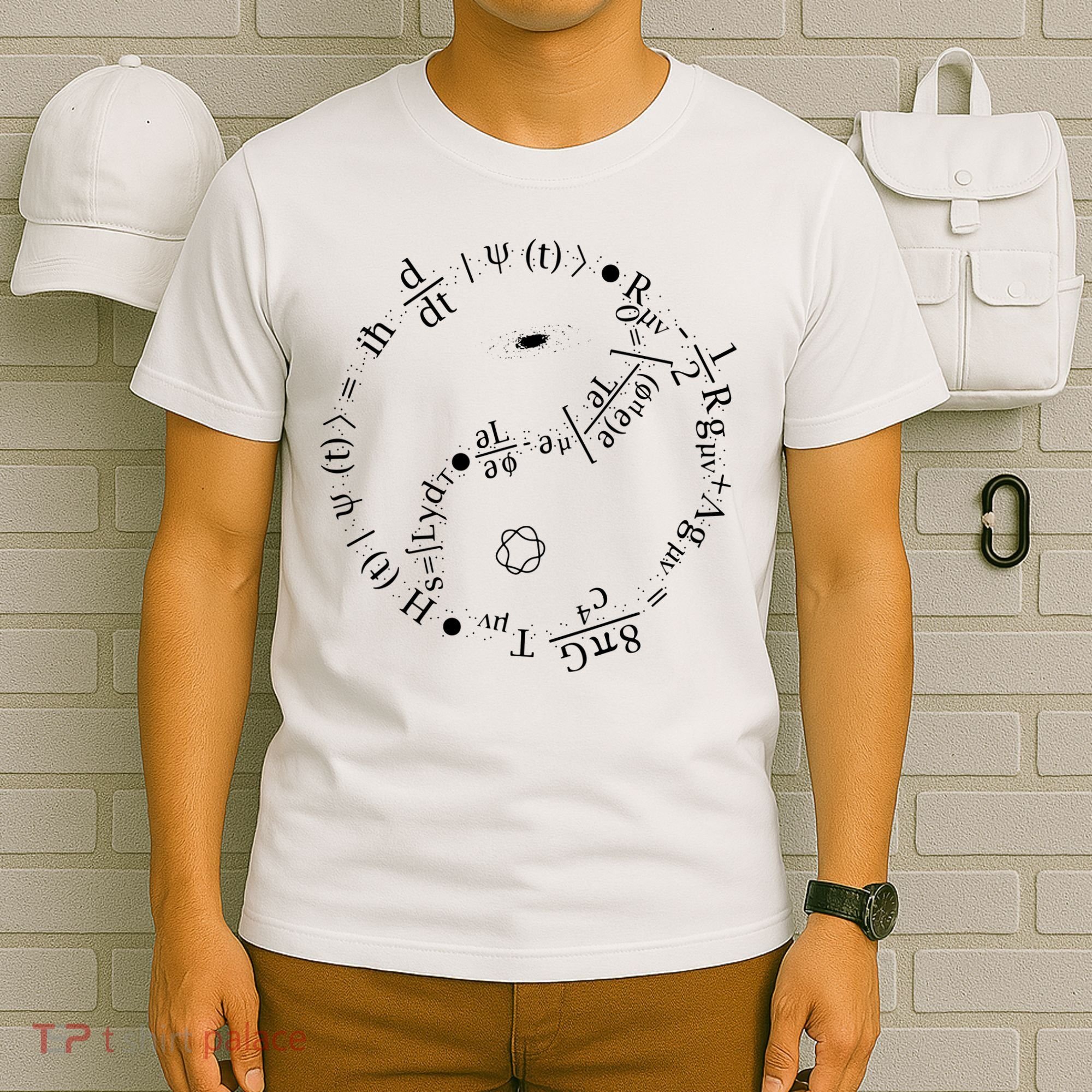 Quantum Mechanics Formula String Theory Maths Universe T-Shirt