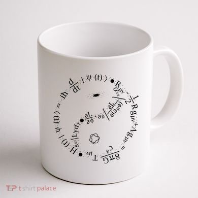 Quantum Mechanics Formula String Theory Maths Universe Coffee Mug back