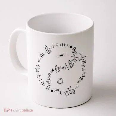 Quantum Mechanics Formula String Theory Maths Universe Coffee Mug