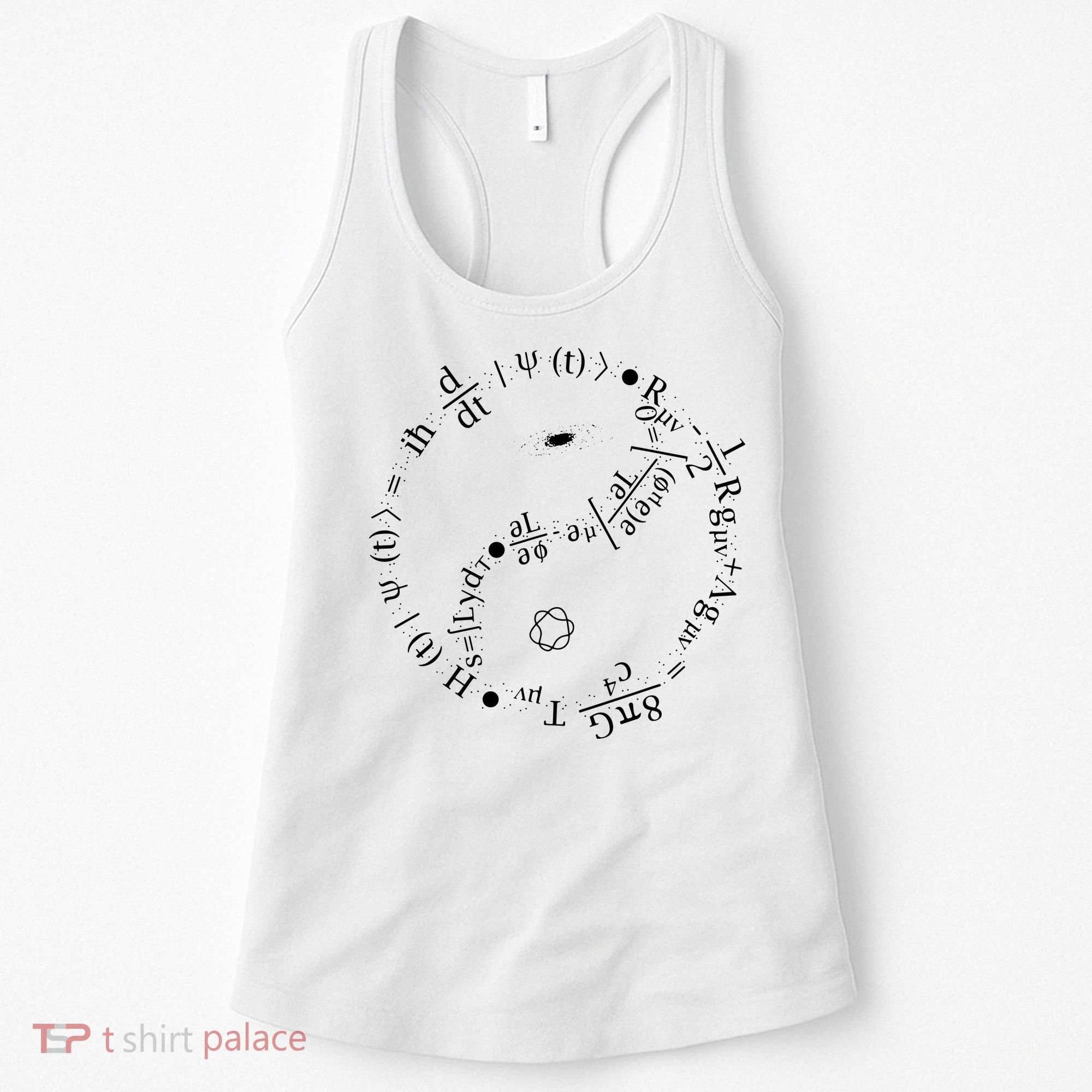 Quantum Mechanics Formula String Theory Maths Universe Women's Tank Top