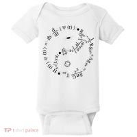 Quantum Mechanics Formula String Theory Maths Universe Baby Bodysuit thumb 0